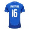 Italia Bryan Cristante #16 Hjemmedrakt EM 2024 Kortermet